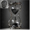 LeDiYouGou Sanduhr mit Sanduhr, 30 Minuten, einzigartig, Vintage-Stil, 12 Sternbilder, Metall, Schwarz