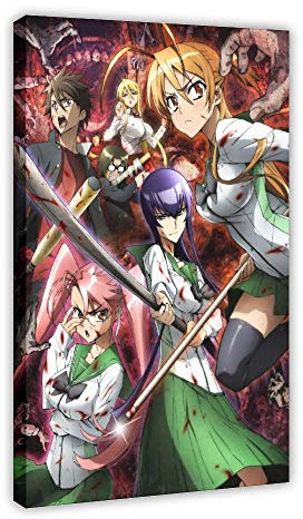 Leinwand-Poster, Anime High School, Dxd 3, Wandkunst, Dekor, Bild, Gemälde für Wohnzimmer, Schlafzimmer, Dekoration, 50 x 75 cm