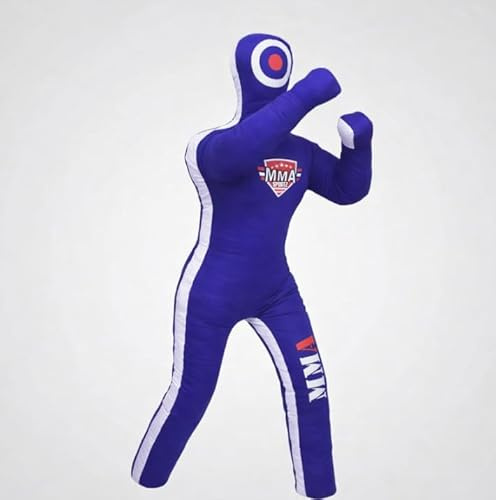 MMA SPORTZ 6FT Standing MMA Grappling Dummy (Unfilled) for BJJ, Wrestling, Judo, Karate & Self-Defense Training Partner for Submissions, Throws, Clinch & Combat Drills (72in)