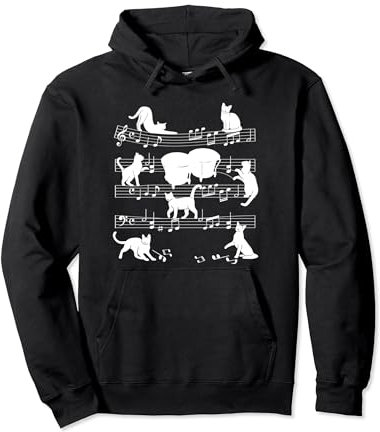 Bongo Trommler Katzen für katzenliebenden Bongos Spieler Pullover Hoodie