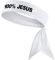 100% Jesus Sport Kopfband Stirnband Fußball Fútbol Fußball Weiß Schwarz Leichtathletik Fitness – Stretch Schweißband Kopfband Ninja Krawatte Bandana Feuchtigkeitstransport (weißes Stirnband)
