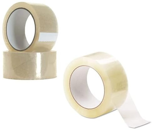 OPIROS Nastro Adesivo Acrilico Per Imballaggio Trasparente Silenzioso Low Noise mm.50 x mt.132 Imballo Confezionare Regali Pacchi Trasloco Trasporto Spedizioni Multiuso (36)