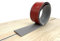 PVC Selbstklebend Abdeckleiste 1/3/10M Übergangsprofil Wasserdicht Selbstklebend,Übergangsschiene Abschlussprofil,Gummi Wandsockelleiste,Boden Teppich Laminat (Grau, 3M)
