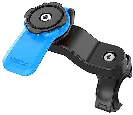Supporto Manubrio per Moto, Porta Cellulare Bici Universale Supporto per Bicicletta E Moto, Supporto Telefono per MTB, Staccabile & Universale Ruotabile A 360 °