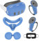 Accessories for Oculus Quest 3, VR Accessory Set for Meta Quest 3, Include Controller Grip Leather Cover, VR Shell Cover, Face Cover, Lens Cover and 10PCS Disposable Eye Cover