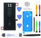 OnlyTech Batterie Premium de Remplacement pour iPhone 11-3110mAh, Identique à l'Original, Kit 12 Outils Professionnels et adhésif écran Inclus