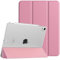 TiMOVO Coque pour iPad Air 11 Pouces M3/M2 (2025/2024), iPad Air 5e/4e génération (2022/2020) 10,9 Pouces, Étui de Protection Mince avec Dos Transparent, Sommeil/Réveil Auto, Fondant Rose