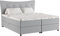PANDA MÖBEL Nevada Boxspringbett 180 x 200 cm Doppelbett mit hochwertiger Bonell-Matratze und Topper, Polsterbett mit Bettkasten, Schlafzimmer, Bequem, Modern, Stilvoll