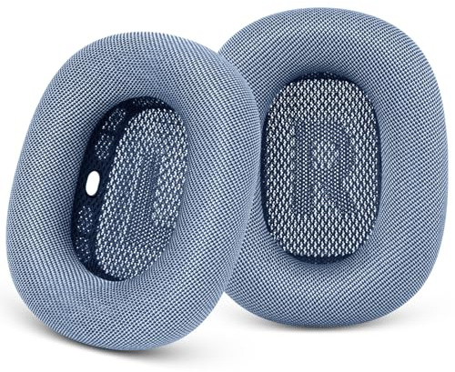 GEVO Mesh Stoff Ohrpolster für AirPods Max 1&2 Kopfhörer (Himmelblau)