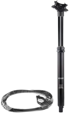 Hydraulisch Sattelstütze, 27,2 x 440 mm Remote Dropper Fahrradsattelstütze, Höhenverstellbares Hydraulisches Sattelrohr für Mountainbike