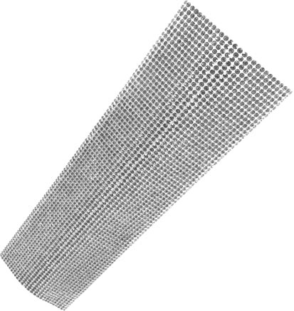 Alasum Microphone Handle Sleeve with Rhinestones Silver Microphone Cover Replacement Protective Bling Cover for Singers and Hosts in Bars and Stages