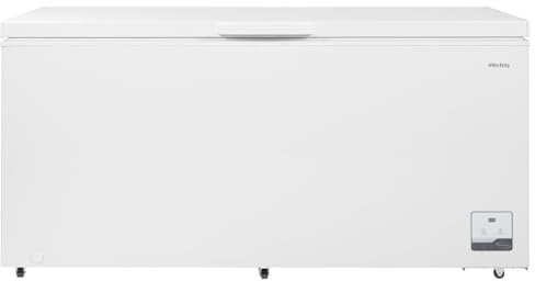 electriQ 500 Litre Chest Freezer - White