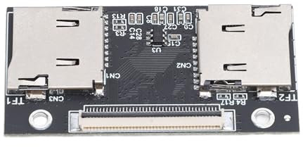 Dual Micro Storage Card Adapter, PCB Dual Micro Storage Card to CE ZIF SSD Adapter, 2 Micro Cards to CE ZIF SSD for Laptops Gaming Consoles,Etc