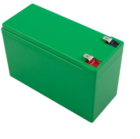 Battery Case without Battery, Holder Storage Box For 12V 7Ah Battery, Fit 18 650 Cells, Nickel Strip(green)