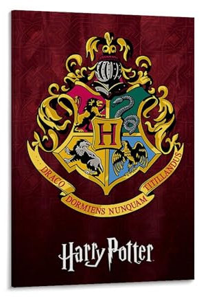 FCTMIWHBN Fantasy-Film-Poster, Harry Magic Potter, Poster und Drucke, Leinwand, Wandkunst, Poster, 30 x 45 cm, Rahmenstil
