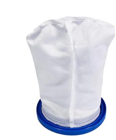 Filterbeutel, mehrlagiges feinmaschiges Netz, Poolreiniger Ersatzbeutel, langlebiges Laubfänger-Zubehör, ideal für Laubfresser und Gulper-Poolreinigung, 6,7 x 4,3 cm