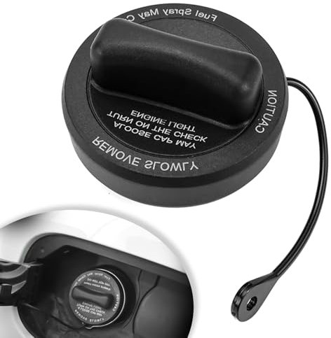 LPZMPZ Tankdeckel mit Halteband kompatibel mit Mercedes-Benz W211 W212 W203 W204 W245 W169 X204 R17 S204 C207 C209 A209 Tankverschluss Auto Kraftstofftankdeckel Ersatz 2214700605 A2214700605