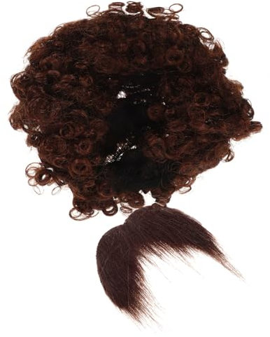 Healeved Afro Perücke Und Set Für Männer Party Falscher Cosplay Zubehör Dekorativer Für Piratenkostüme Und Themengeschenke