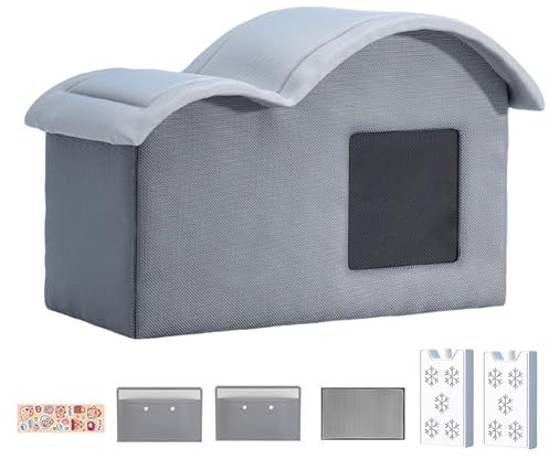 Maison Pour Chats Intérieur - Maison De Refroidissement De Climatiseur Chaton, Maison De Refroidissement En 3D Pour Chatons, Kit De Maisons Pour Animaux Multifonctionnels, Lits De Cavernes Amovibles