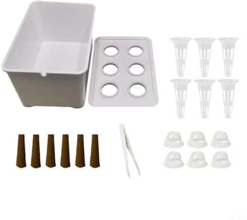 Kit de culture d'herbes aromatiques pour les amateurs de plantes Blanc