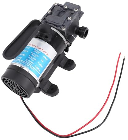 Fafeicy Pompes à Eau pour Camping-car Auto-amorçantes, Matériau ABS, Moteur 24 V avec 45 PSI, 4 GPM pour Camping-cars et