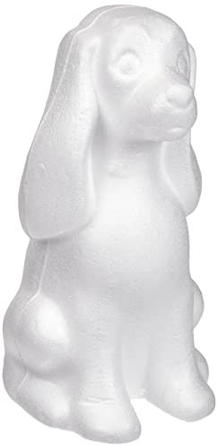 RAYHER HOBBY Rayher 3320900 Styropor-Hund, 25 cm