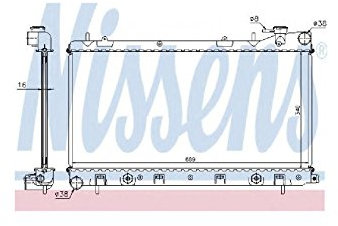 NISSENS Kühler, Motorkühlung 67705A