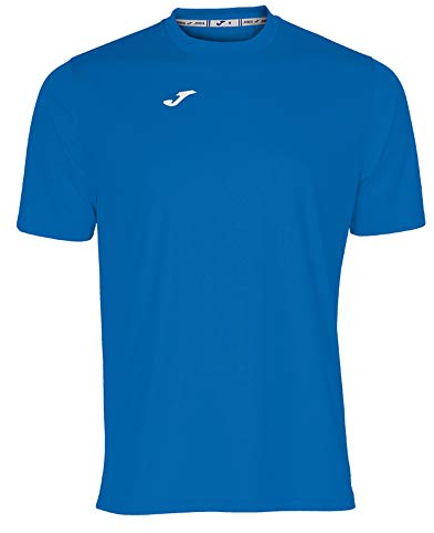 Joma Mens Combi M/C 100052.700 Short Sleeve T-Shirt - Blue/Royal, X-Large, Royal, XL EU