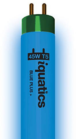 iQuatics Juwel Compatible Aquarium Fluorescent Light Bulb T5 (Single), Blue Plus, 45w 895mm 36