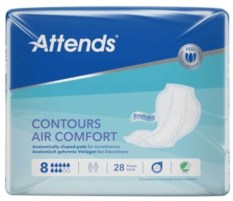 Attends Contours Air Comfort 8, 28 Piece