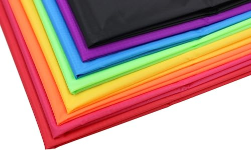 40D Ripstop-Nylongewebe, 150 cm breit x 99 cm lang, wasserdicht, langlebig, luftdicht, leicht, für Drachen, aufblasbare Flagge, Zelt, DIY, 8 Stück