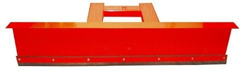 Schneepflug Räumschild Schneeschild Schneeschieber für Gabelstapler 90° Rot / 120 x 40 cm