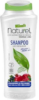 Winni's Naturel Shampoo uso frequente, Melograno e Mirtillo nero, 250 ml
