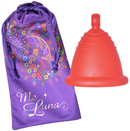 Menstruationstasse Classic, Kugel, Rot, Größe SHORTY XL