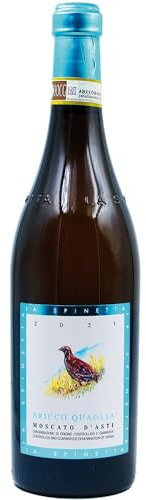 La Spinetta Moscato D'Asti Bricco Quaglia, Vino Blanco - 3 botellas de 75 cl, Total: 2250 ml