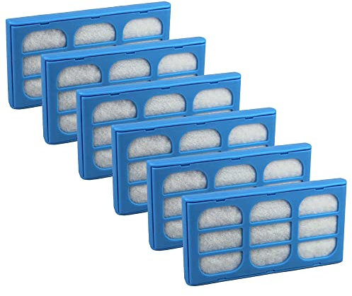 FilterLogic Pack Of 6 AFL-PT100 Replacement Water Filter Cartridges Compatible With PetMate For Use in Cat/Dog Mate Fountains/Water Bowls