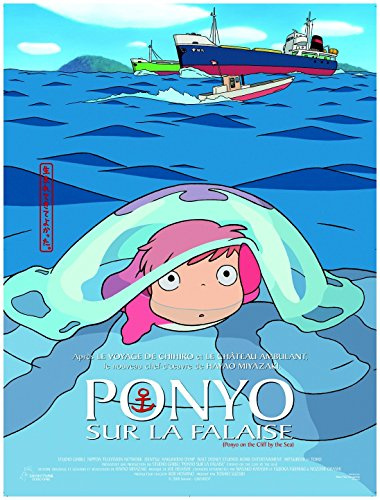 Affiche du Film Ponyo auf die Falaise Kinoplakat, Original, kleines Format (53 x 40 cm, gerollt) Hayao Miyazaki