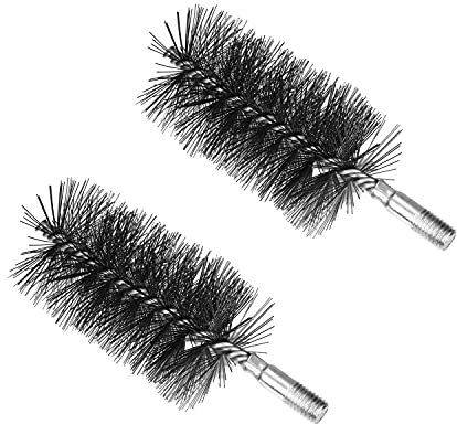 Utoolmart Cepillo de limpieza de tubos de alambre de acero 65 mm de diámetro 160 mm de longitud 5 piezas