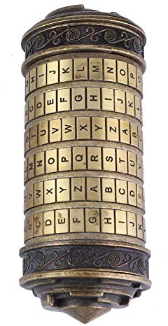 FastUU Da Vinci Code Lock, Romantische Geschenke, 5.1 * 6.3 * 9.1in Machen Sie eine große Überraschung für Ihre Liebsten für Notizen, Gedichte, Schmuck, Schlüssel, andere Wertsachen