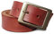 ROYALZ Vintage Ledergürtel Damen für Jeans Anzug Hosen Frauen Gürtel 4 mm starker Voll-Leder 38 mm Damengürtel, Farbe:Cognac Braun, Größe:Bundweite 85 cm = Gesamtlänge 100 cm