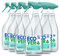 Ecover Lot de 6 sprays de nettoyant pour vitres sans traces - Parfum thé vert et pamplemousse - 6 x 500 ml