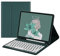 2021 New iPad 9 Keyboard Case - Cute Round Key Color Wireless Detachable BT Keyboard Cover for iPad 9th, 10.2 (Dark Green)