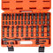 Neiko 02437A 1/4'' Drive Impact Socket Set | 54 Piece MM & SAE | 3/16'' – 9/16'' & 4 – 15 | Deep & Shallow | CRV Steel | 1/4 Ratchet, Reducer, Extensions, Universal Joint, & Hex Shank Adapter