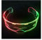 Fency LED Glasses for adults, Bilaterally Controllable, LED Luminous Glasses with 7 Colors Changing Flashing