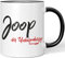 JUNIWORDS Tasse, Joop, der Unbarmherzige, Schwarz (5251174)