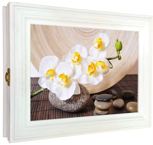 Cer-Plast Armoire Crochet Mural | Boite a Clefs Murale | Porte Clef Mural Organiseur | Porte Clé Mural Decoration Murale Deco Maison Vintage