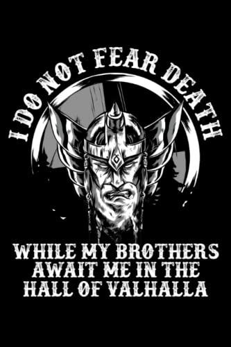 Await me in valhalla viking: Dot Grid Jounal ToDo Exercise Book or Diary 6 x 9 (15.24 x 22.86 cm) 120 pages