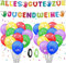 Lets Joy Alles Gute zur Jugendweihe Luftballons, 28PCS Jugendweihe Party Deko Set, Jugendweihe Deko Luftballons, Jugendweihe Deko Banner, Bunt Jugendweihe Luftballons, Jugendweihe Partyfeiern Deko