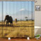 ENFETE Duschvorhang 120x200cm Elefant Duschvorhang Antischimmel Wasserdicht Tiere Shower Curtains Geeignet für Badezimmer Badewanne mit 8 Kunststoffhaken