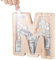 TsunNee Holz Brief Spardose Sparschwein Kreative Brief Münzbank Spardose mit Klare Alphabet Aufkleber, Spardose für Kinder Weihnachten Geburtstagsgeschenk Home DIY Dekoration (Helles Holz M, L)